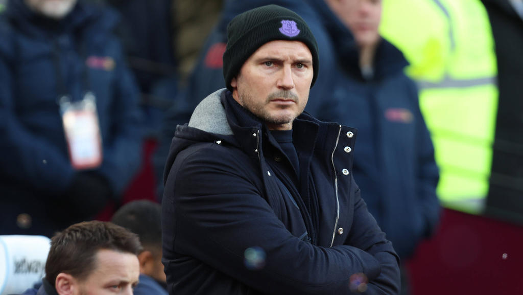Frank Lampard hatte das Traineramt beim FC Everton im Januar 2022 übernommen