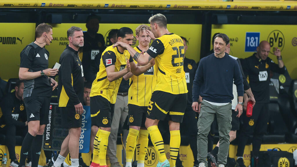 Emre Can, Julian Brandt und Niklas Süle (v.l.n.r.) galten beim BVB schon als Streichkandidaten, legten dann aber zu Emre Can, Julian Brandt und Niklas Süle (v.l.n.r.) galten beim BVB schon als Streichkandidaten, legten dann aber zu