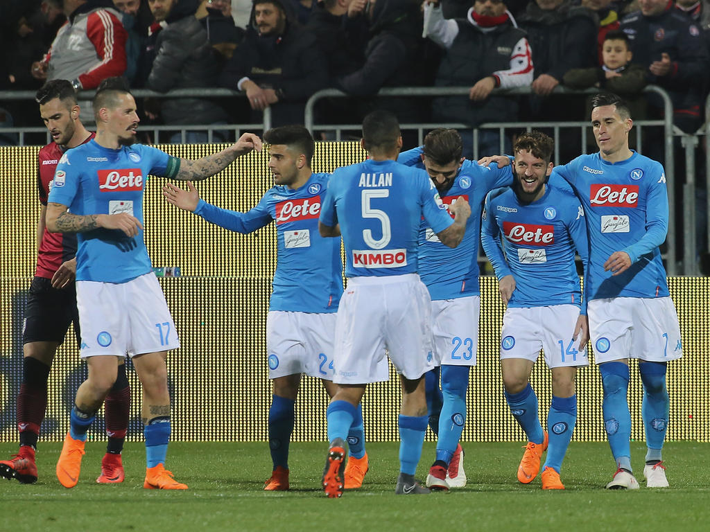 Serie A News Napoli Crush Cagliari To Pull Clear In Serie A