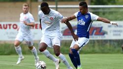 Dodi Lukebakio (l.) erzielte das 1:0 (Bild: Twitter: Fortuna Düsseldorf