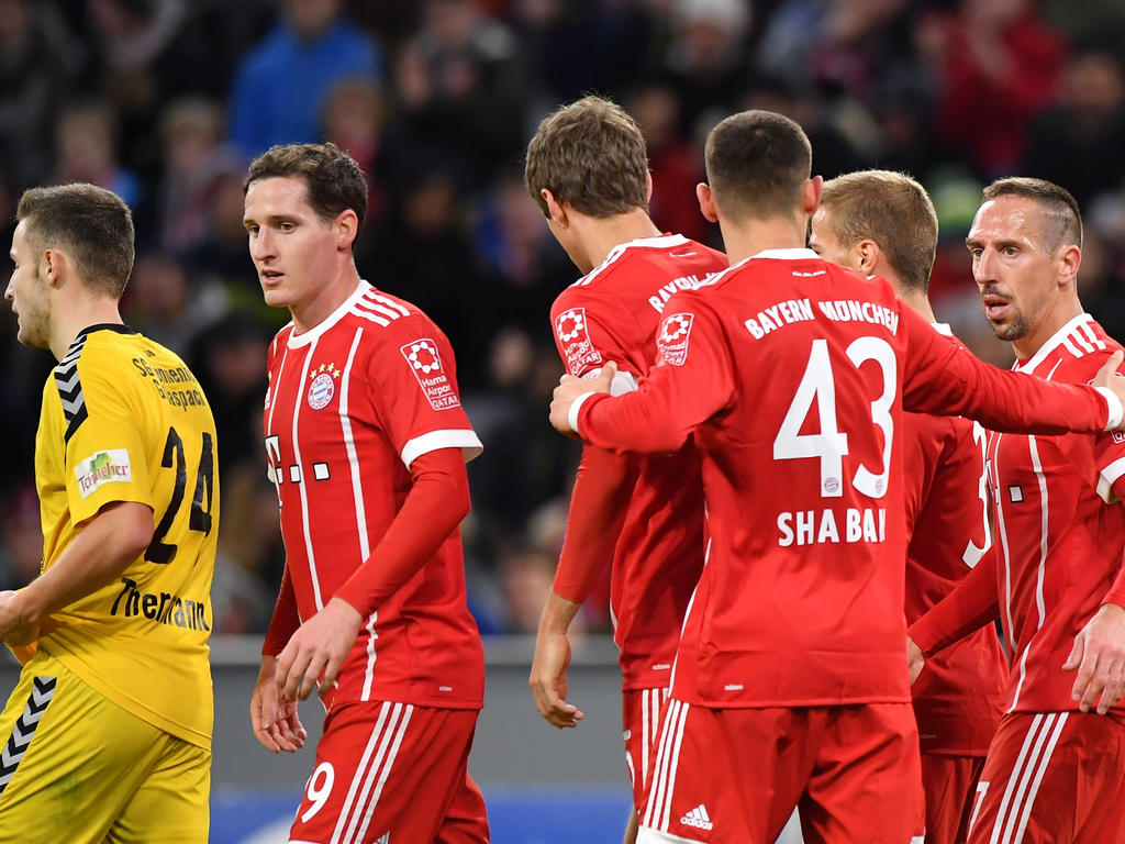 Bayern München gewinnt mit Mühe gegen Großaspach