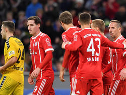 Bayern München gewinnt mit Mühe gegen Großaspach