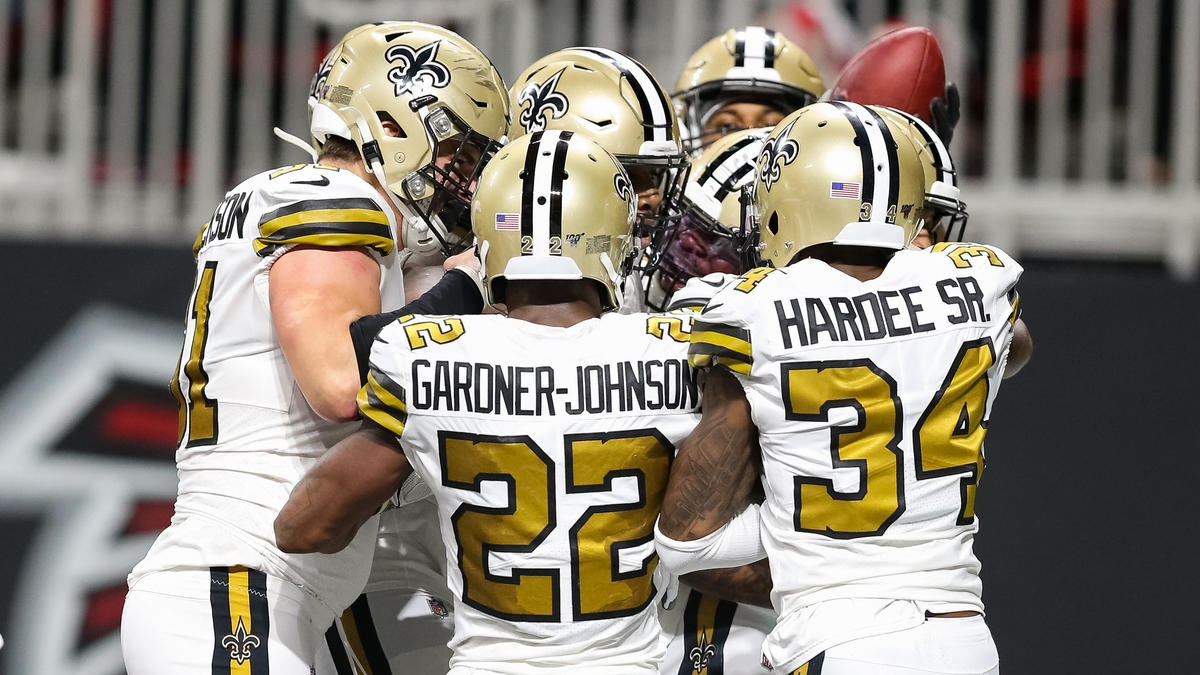 Die New Orleans Saints haben sich als erstes Team für die Playoffs qualifziert Die New Orleans Saints haben sich als erstes Team für die Playoffs qualifziert