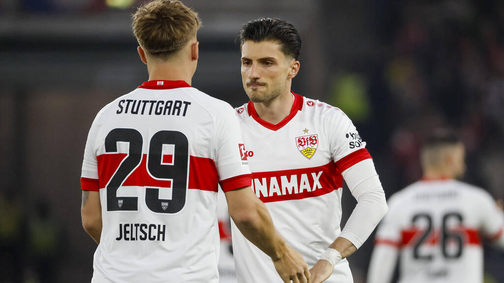 Leonidas Stergiou (re.) fehlt dem VfB Stuttgart vorerst Leonidas Stergiou (re.) fehlt dem VfB Stuttgart vorerst