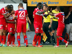 Im August durfte Sion erstmals in der Saison jubel -Gegner war der FC Aarau.