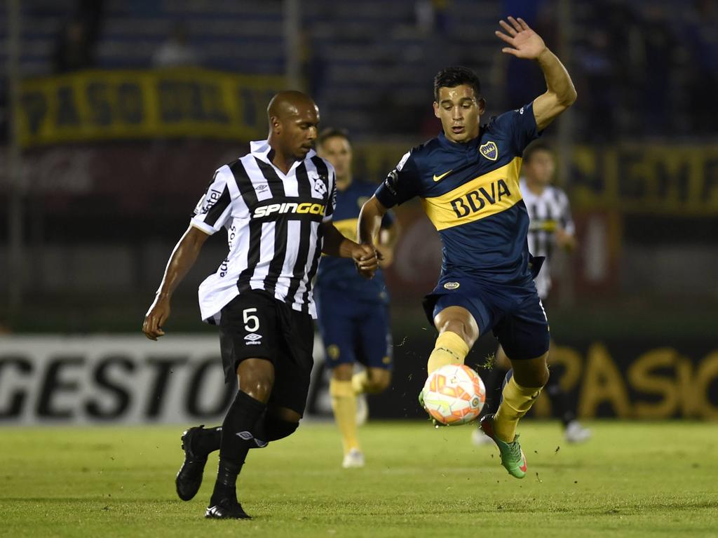 Cristaldo (dcha.) abandonó Boca Juniors en el mercado invernal. (Foto: Imago)