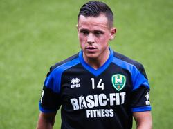 Giovanni Korte tijdens de eerste training van het nieuwe seizoen bij ADO Den Haag, het afgelopen seizoen werd hij verhuurd aan FC Dordrecht. (26-06-2015)