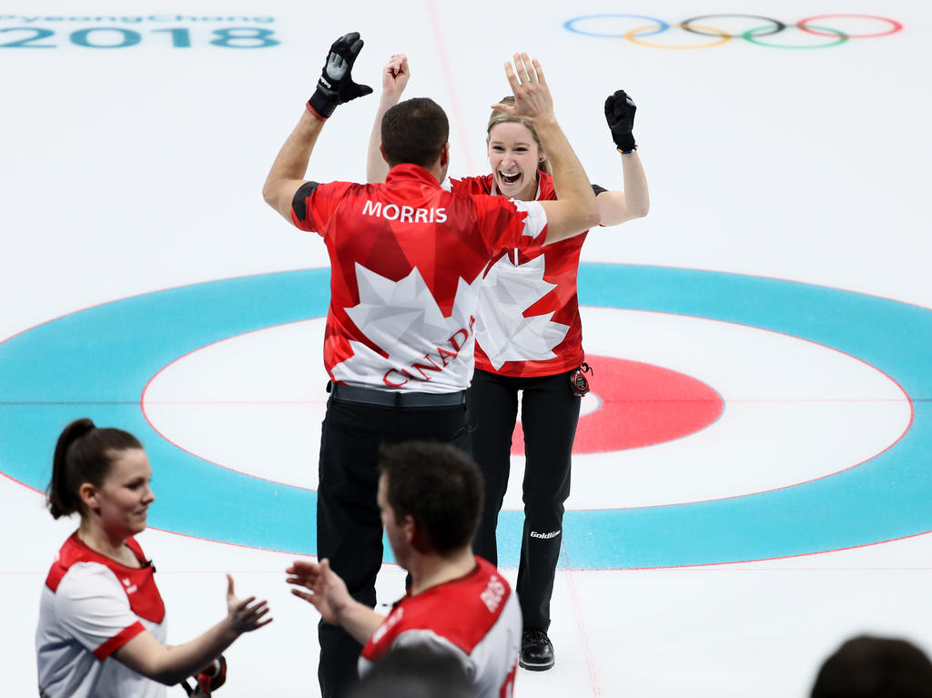 Kanada hat die Olympia-Premiere des Mixed-Wettbewerbs der Curler gewonnen Kanada hat die Olympia-Premiere des Mixed-Wettbewerbs der Curler gewonnen