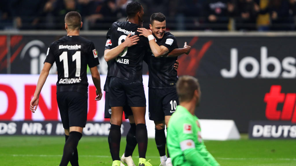 Gegen Eintracht Frankfurt setzte es für die Fortuna eine 1:7-Pleite