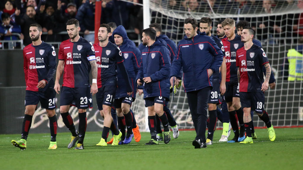 Die Spieler von Cagliari Calcio verpassten ihren Abflug nach Mailand