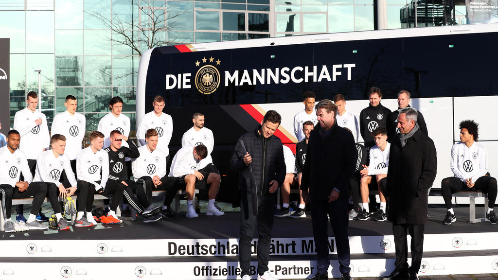 Ein neuer Sponsor stellt dem DFB-Team den Bus