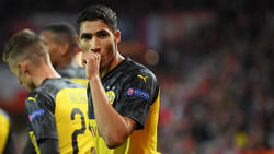 Der Leihvertrag von Achraf Hakimi (m.) beim BVB läuft am Saisonende aus