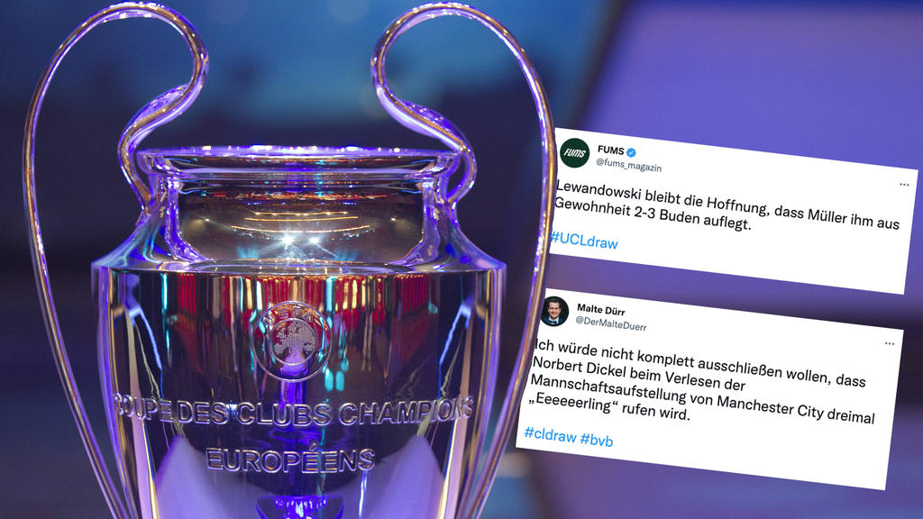 Die besten Netz-Reaktionen zur Auslosung der Champions League