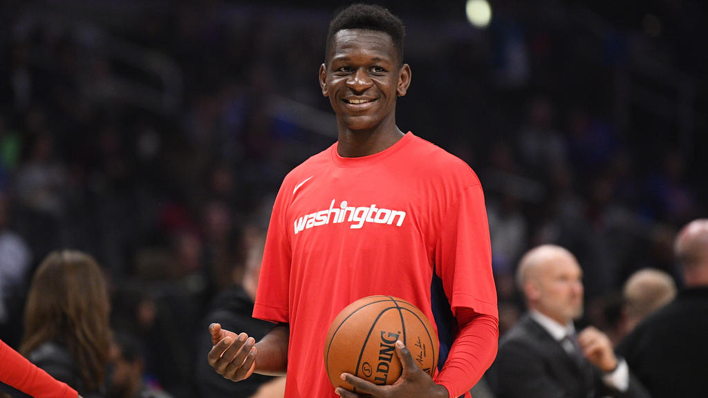 Isaac Bonga fühlt sich in Washington wohl Isaac Bonga fühlt sich in Washington wohl