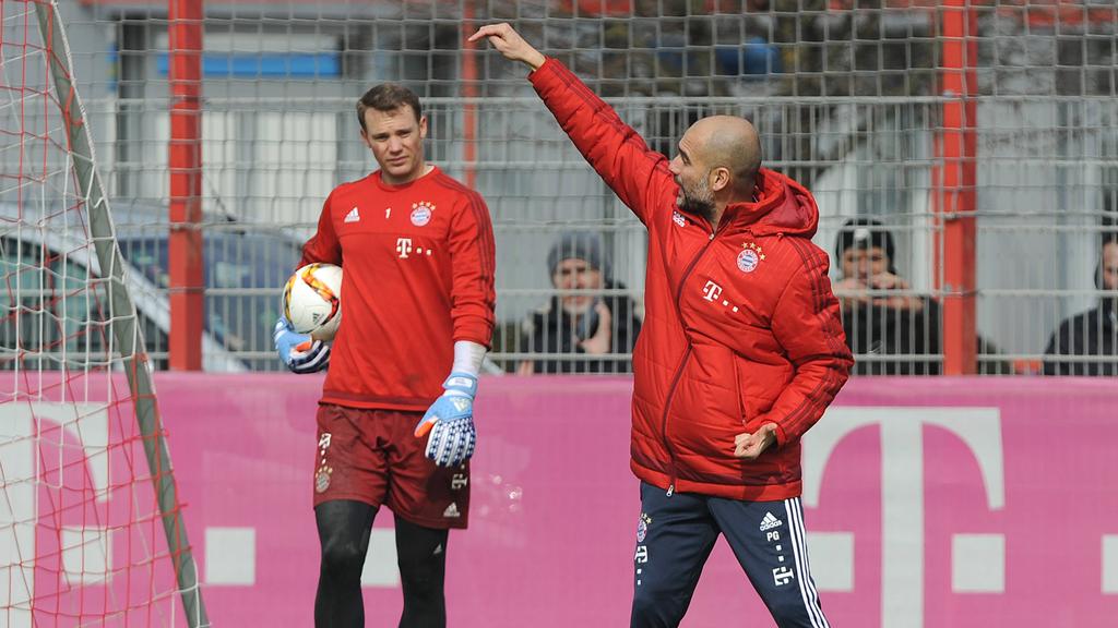 Arbeiteten drei Jahre lang beim FC Bayern zusammen: Manuel Neuer und Pep Guardiola