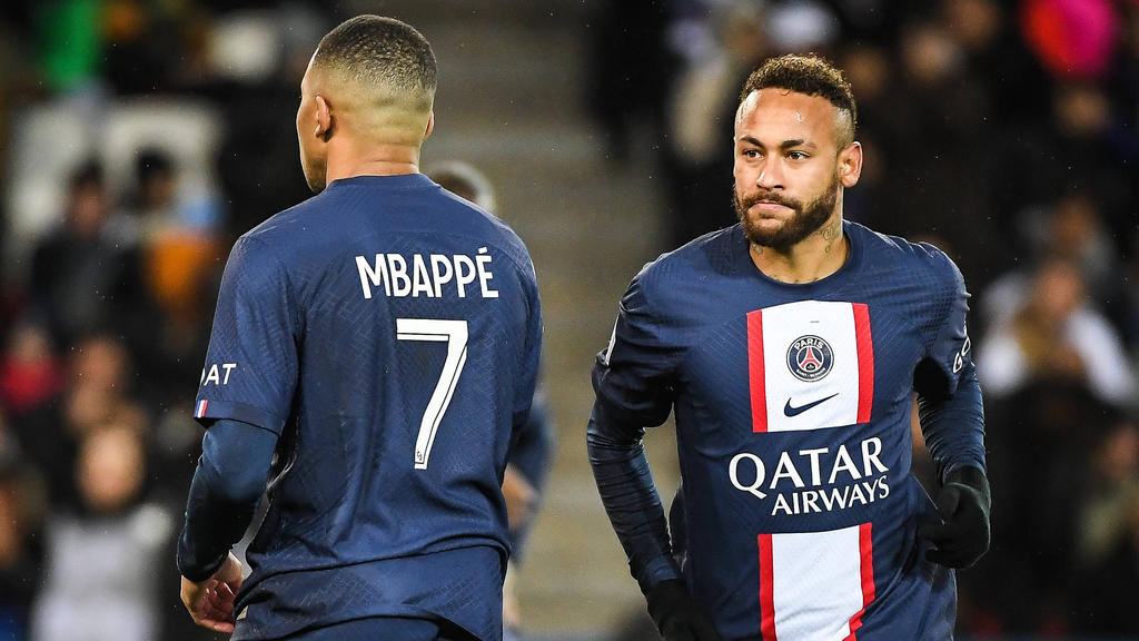 Kylian Mbappé und Neymar brachten PSG nicht den erhofften Erfolg