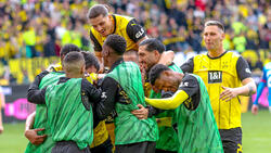 Der BVB legte nach der Partie noch eine Feier am Trainingsgelände ein