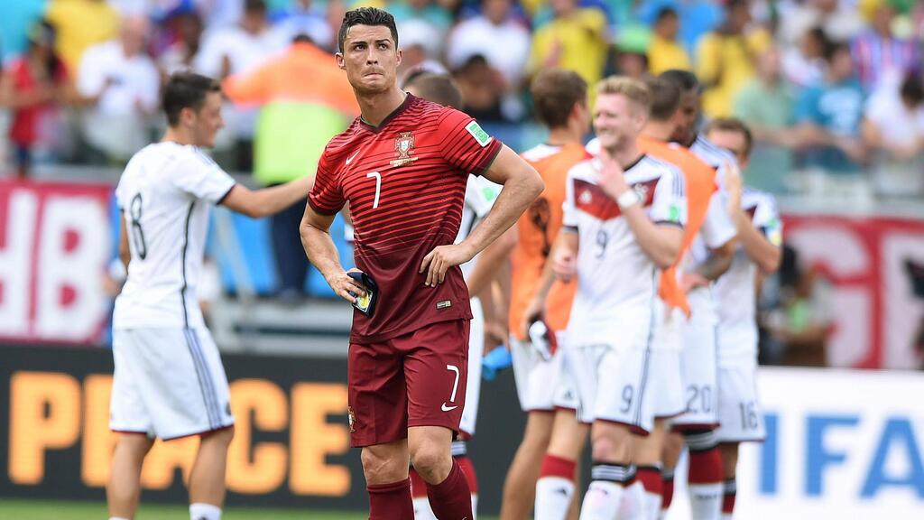 WM 2014: Frust bei Cristiano Ronaldo, Jubel bei der deutschen Mannschaft WM 2014: Frust bei Cristiano Ronaldo, Jubel bei der deutschen Mannschaft