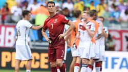 WM 2014: Frust bei Cristiano Ronaldo, Jubel bei der deutschen Mannschaft