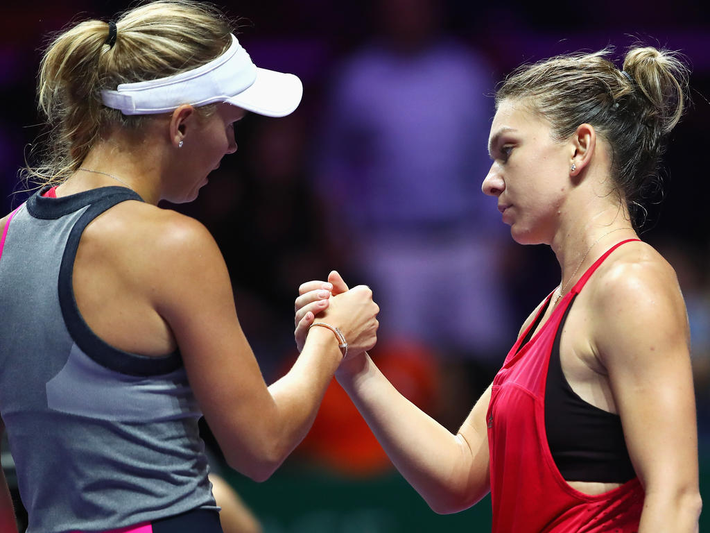 Bestreiten das Finale der Australian Open: Simona Halep und Caroline Wozniacki Bestreiten das Finale der Australian Open: Simona Halep und Caroline Wozniacki
