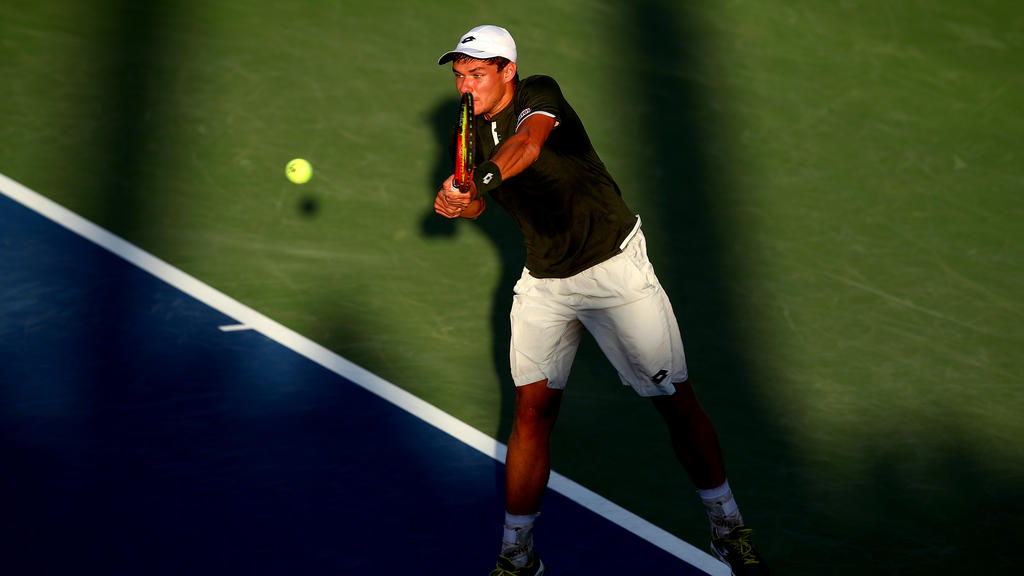 Dominik Köpfer ist im Achtelfinale der US Open gescheitert Dominik Köpfer ist im Achtelfinale der US Open gescheitert