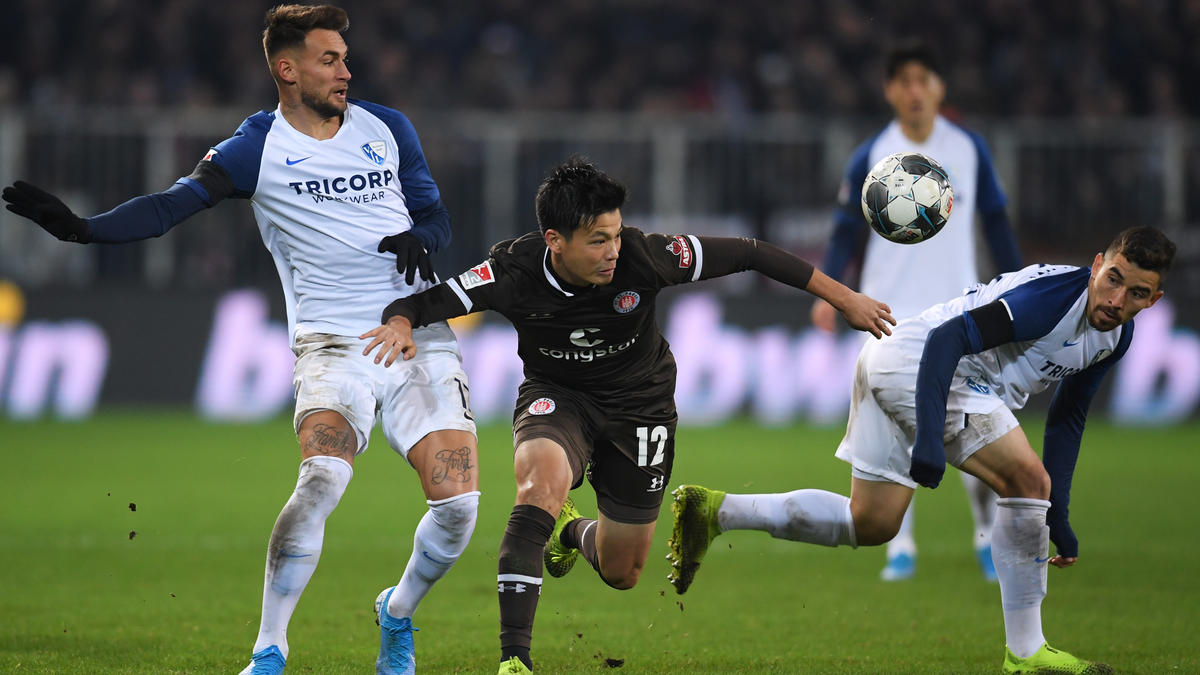Der FC St. Pauli kam gegen den VfL Bochum nicht über ein 1:1 hinaus Der FC St. Pauli kam gegen den VfL Bochum nicht über ein 1:1 hinaus