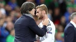 In der Nationalmannschaft eine feste Größe: Timo Werner (r.)