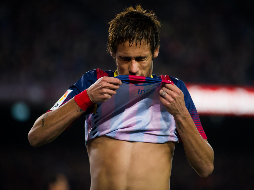 Neymar en su etapa como jugador del Barcelona en 2014.