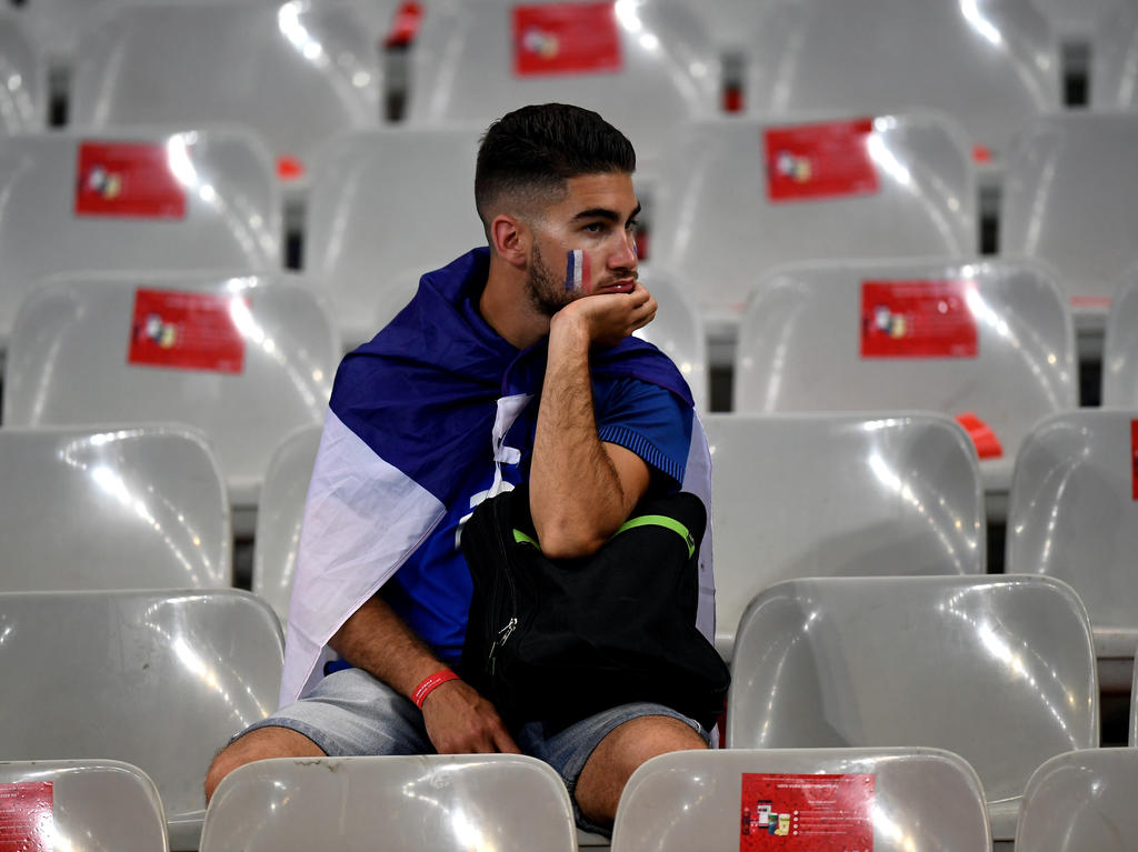 Viele Frankreich-Fans waren enttäuscht, zumindest einer davon wurde getröstet