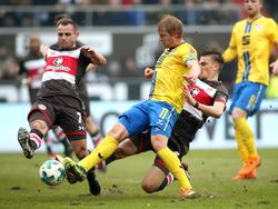 St. Pauli und Eintracht Braunschweig trennten sich unentschieden