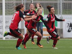 Die Frauen des SC Freiburg gewinnen gegen Potsdam