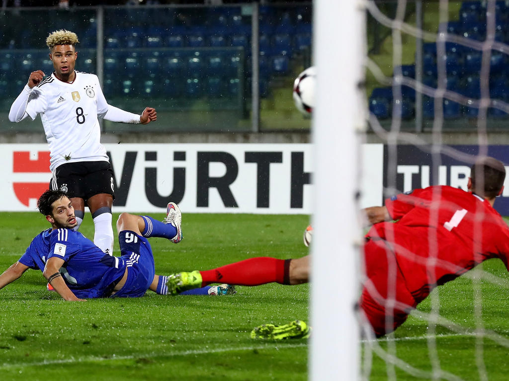 Serge Gnabry feierte ein gelungenes Debüt für die Deutsche Nationalmannschaft