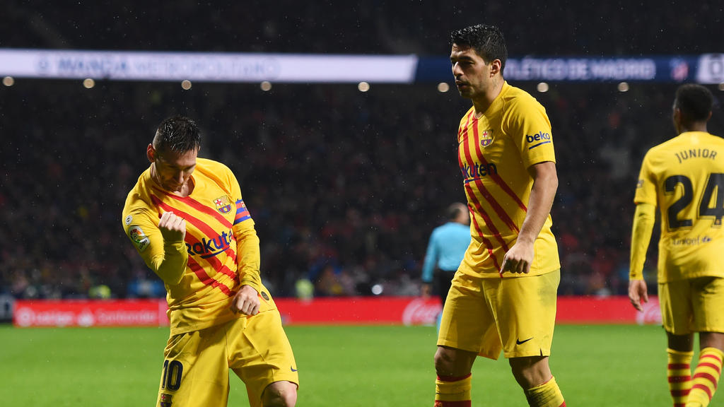 Lionel Messi schießt FC Barcelona zum Sieg bei Atlético Madrid Lionel Messi schießt FC Barcelona zum Sieg bei Atlético Madrid
