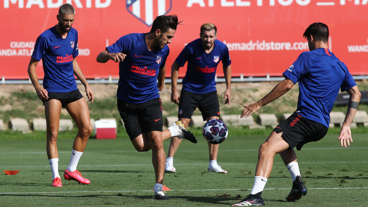 Zwei Coronafälle bei Atlético Madrid Zwei Coronafälle bei Atlético Madrid