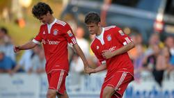 Mario Erb (l.) spielte 2009 an der Seite von Thomas Müller beim FC Bayern