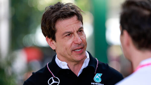 Mercedes-Teamchef Toto Wolff hatte nach der Sprint-Quali zum China-GP keine gute Laune