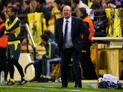Benítez se desespera en el partido del Madrid en Villarreal. (Foto: Getty)