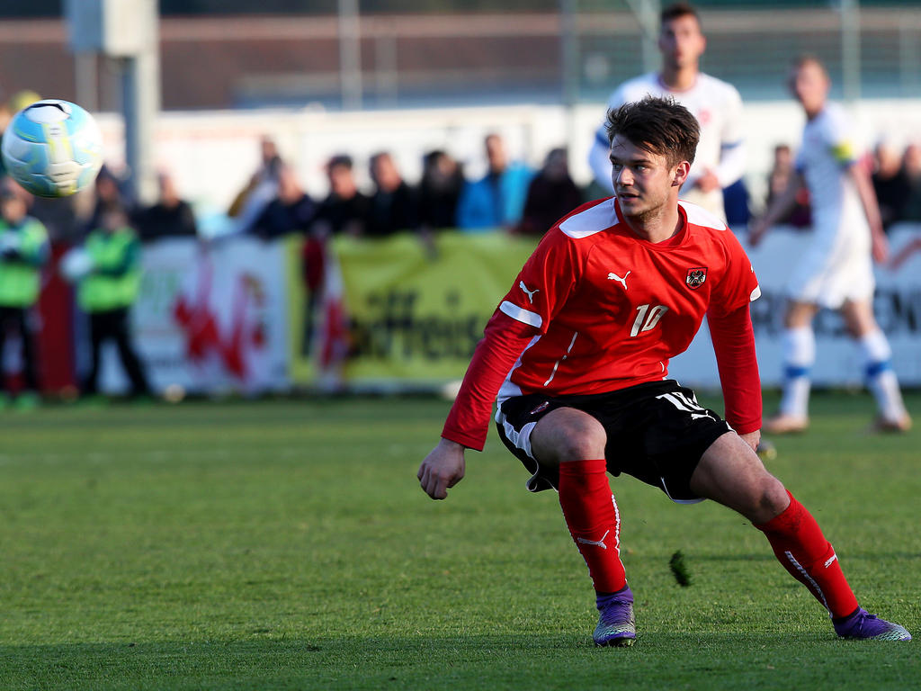 Philipp Malicsek zeigte auch schon bei Österreichs U19-Auswahl mit guten Leistungen auf