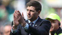 Steven Gerrard en un encuentro ante el Celtic.