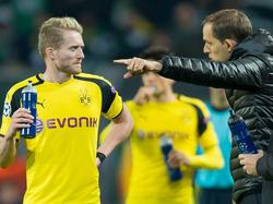 Halten große Stücke aufeinander: André Schürrle  und Thomas Tuchel.