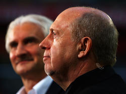Reiner Calmund (r.) und Rudi Völler bezogen zu den jüngsten Gerüchten Stellung