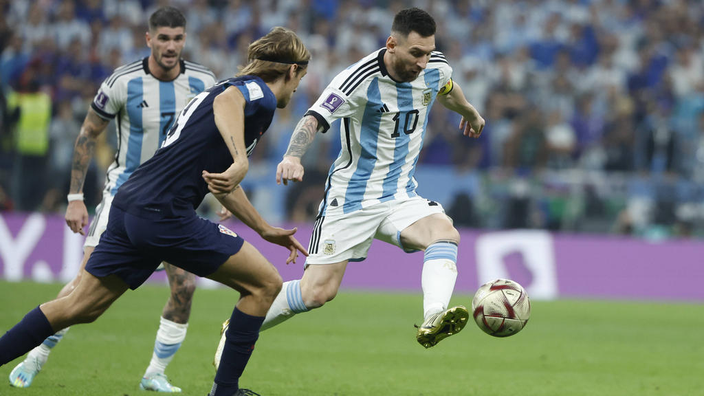 Lionel Messi war im ersten WM-Halbfinale der Mann des Abends
