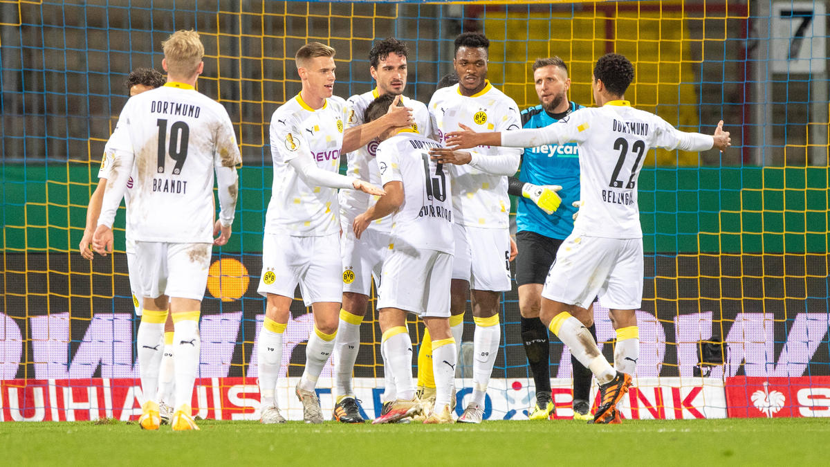Borussia Dortmund will den DFB-Pokal gewinnen Borussia Dortmund will den DFB-Pokal gewinnen