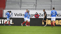 Holstein Kiel setzte sich gegen den SV Sandhausen durch