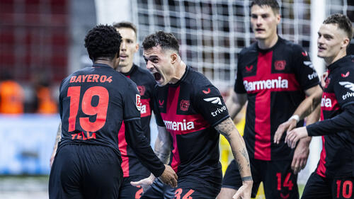 Bayer Leverkusen siegte am Sonntagabend gegen den VfL Wolfsburg