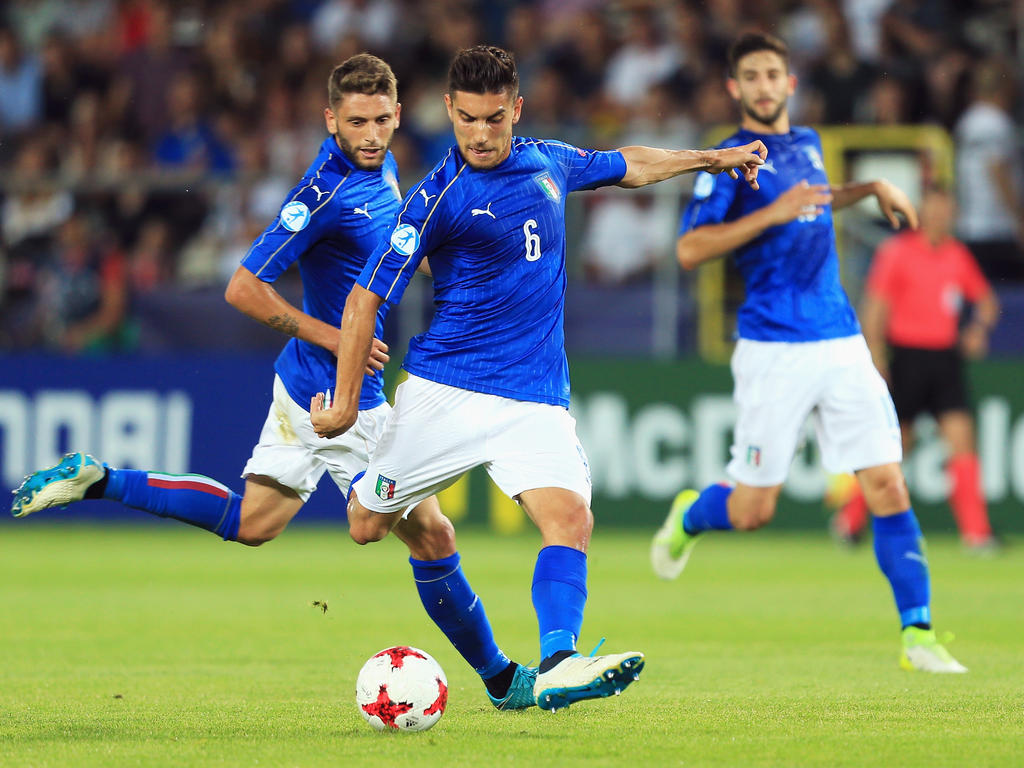 Pellegrini con la selección Sub-21 de Italia (Foto: Getty)