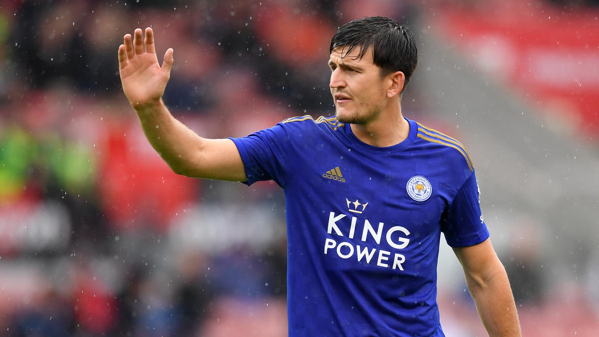 Teurer Abwehrspieler: Harry Maguire wechselt von Leicester zu den Red Devils Teurer Abwehrspieler: Harry Maguire wechselt von Leicester zu den Red Devils