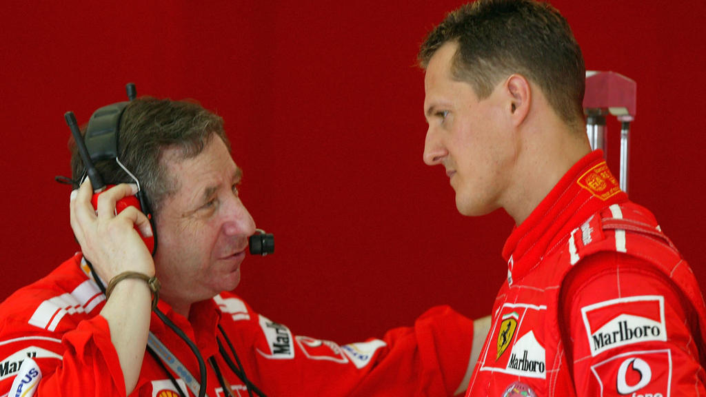 Alte Weggefährten aus der Formel 1: Michael Schumacher (r.) und Jean Todt Alte Weggefährten aus der Formel 1: Michael Schumacher (r.) und Jean Todt