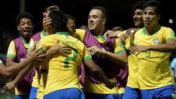 Brasil celebró por todo lo grande la victoria.