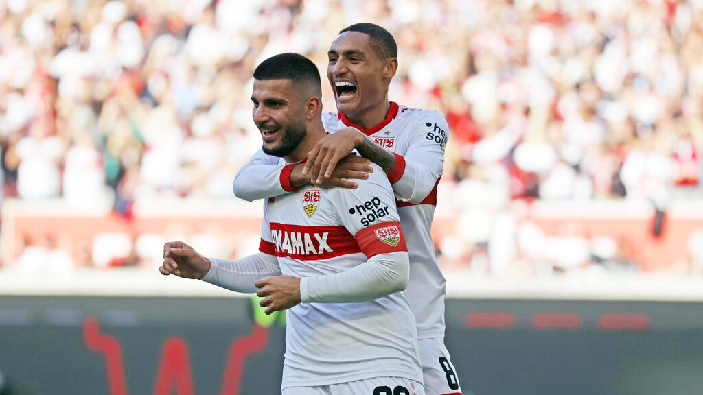 Enzo Millot (r.) wird bei Bayer Leverkusen gehandelt Enzo Millot (r.) wird bei Bayer Leverkusen gehandelt